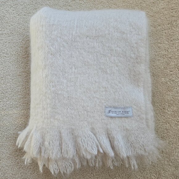 Harlow Henry Other - NWOT Thick Mohair/Wool Throw Blanket Earthy Boho